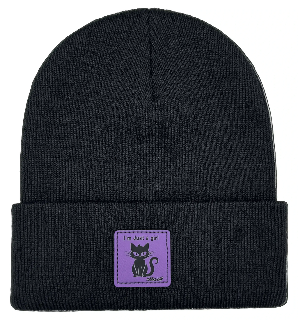 Halloween Beanie, Meowgical, I'm Just a Girl Beanie, Classic Beanie